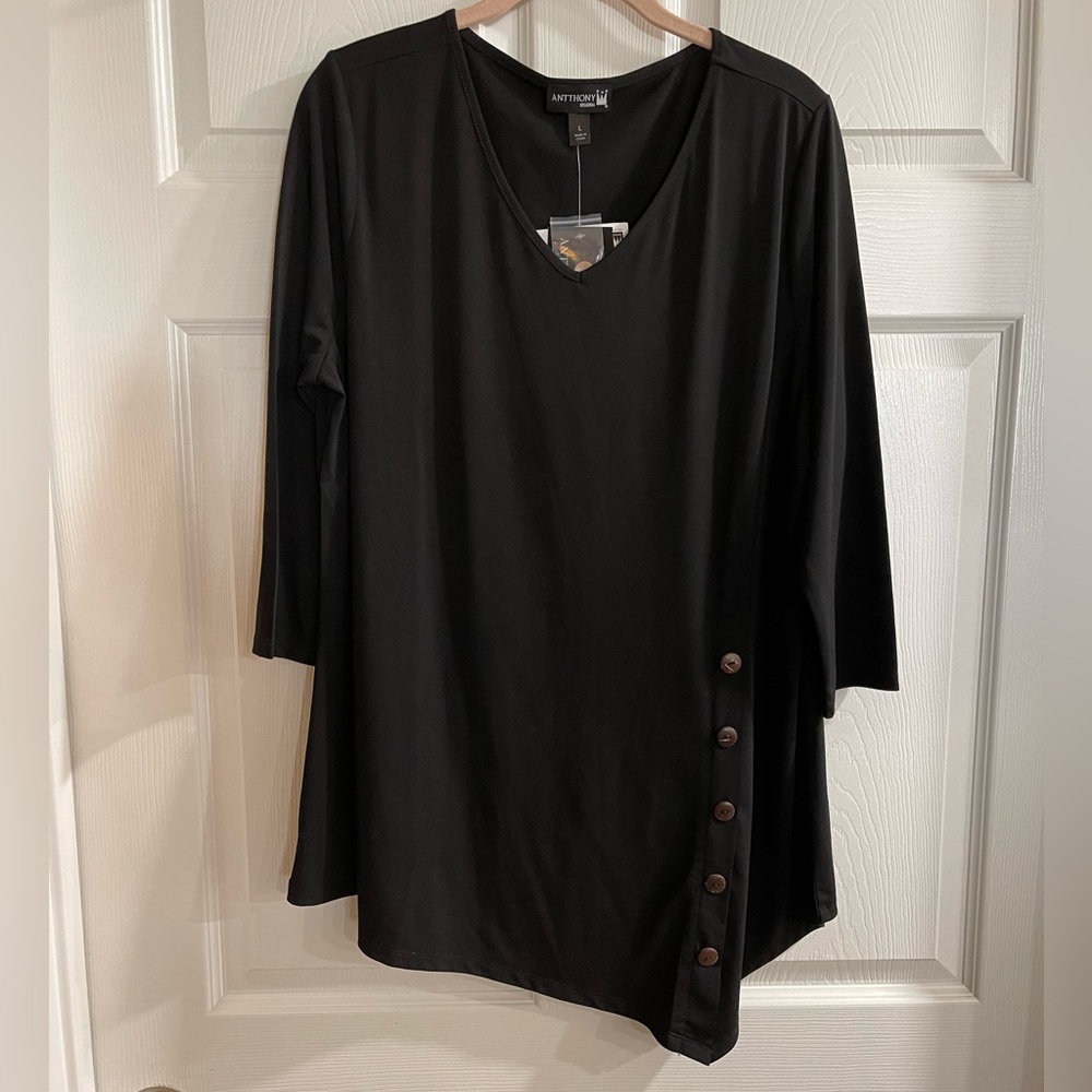 Black Anthony Top Size Large